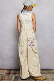 Lace Trimmed Overalls