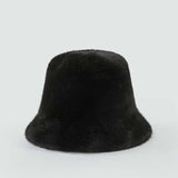 Fluffy Faux Fur Bucket Hats