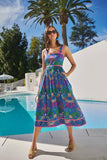 York Tropical Midi Dress