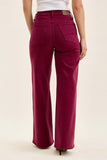 Judy Blue Retro Wide Leg in Boysenberry