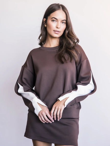 Fall 2025 Pierre Scuba Modal Racing Stripe Sweatshirt