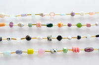 Jill Colorful Beaded Clasp Bracelets- Mariposa