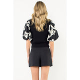 Embroidered Mirah Top