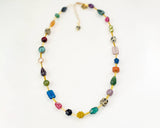 Mariposa Jewel Tone Beaded Necklace