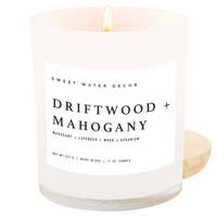 Driftwood and Mahogany Soy Candle