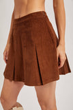 Callie Cordoroy Mini Skort