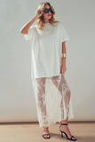 Mixed-Media T-Shirt Dress