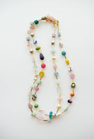 Jill Colorful Beaded Eclectic Necklace
