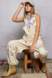 Lace Trimmed Overalls