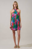 Mivia Halter Mini Dress Hansel Floral