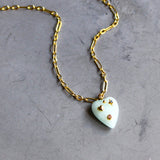 Elle Stone Heart Necklace