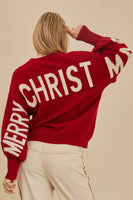 Christmas Sweater with Lettering