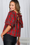 Holly Jolly Bow Blouse