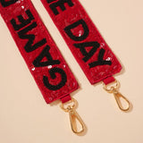Game Day Sequin Bag Strap | Interchangeable Strap (U of L, UK)