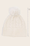 Cozy Cable Pom Pom Beanie