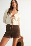Pointelle Knit Sweater