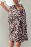 Savannah Leopard Midi Skirt