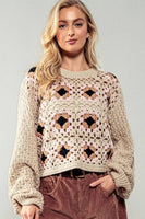 Geometric Harmony Knit Sweater