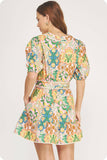 Garden Party Cotton Mini Dress