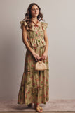 Beatrix Maxi Skirt: Sage Green