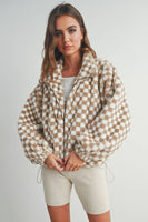 Checkered Teddy Fleece