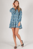 Ikat Boho Print Dress