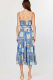 Coastal Patchwork Midi Dress