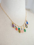 Vivi Dainty Colorful Charm Beaded Necklace