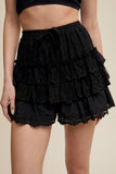 Ruffled Cora Lace Shorts