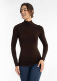 One Size | Signature Stretch Long Sleeve Mockneck Turtleneck (MANY COLORS)