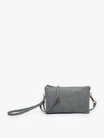 Classic Riley 3 Compartment Crossbody/Wristlet