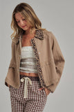 Loretta Leopard Barn Jacket