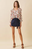 Ruffled Boho Blouse