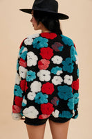 Alice Fuzzy Floral Jacket