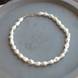Whispering Dunes Shell Pearl Necklace