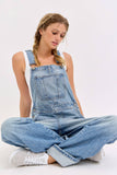 Relaxed Wide Leg Overall with Cuff