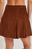 Callie Cordoroy Mini Skort
