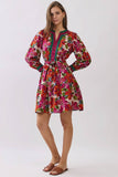 Alanis Mixed Floral Mini Dress