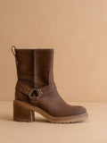 The Clyde | Coffee Moto Ankle Boot