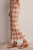 Crochet Diamond Midi Skirt