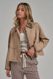 Loretta Leopard Barn Jacket