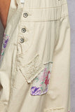 Lace Trimmed Overalls