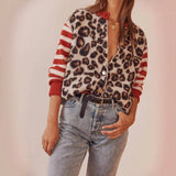Vintage Leopard Print Cardigan