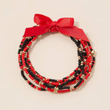 Seed Bead Bracelet Set | Game Day Colors (UK, U of L)