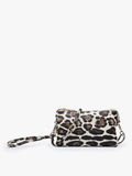 Riley Leopard 3 Compartment Crossbody/Wristlet