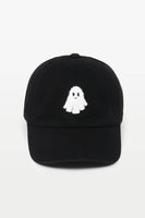 Halloween Ghost Chenille Patch Baseball Cap