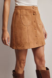 Alayna Suede Mini Skirt