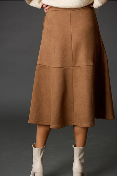 Faux Suede Erin Skirt