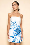 Magnolia Blue Floral Mini Dress