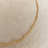 18k Gold Filled Lydia Satellite Chain Anklet